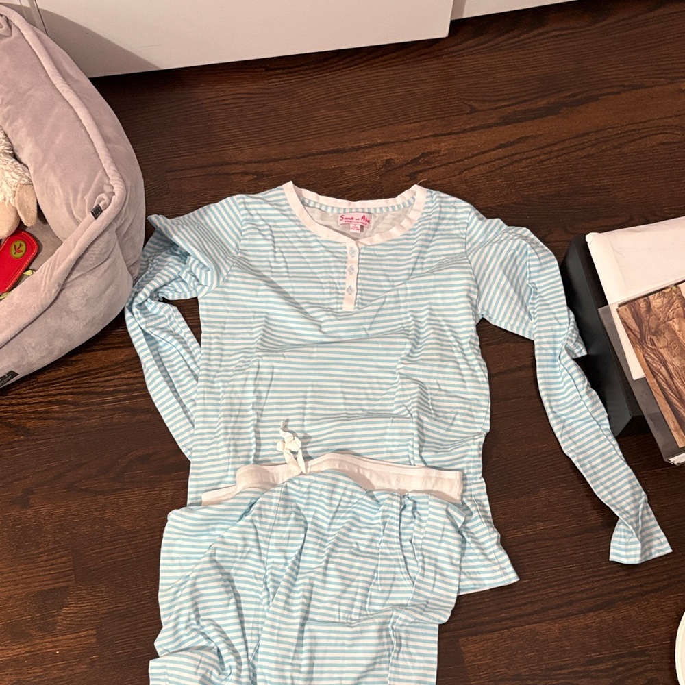Blue Striped Pajamas